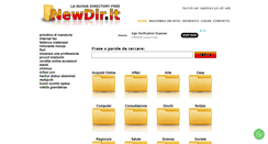 Desktop Screenshot of newdir.it